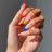 French tip nail art